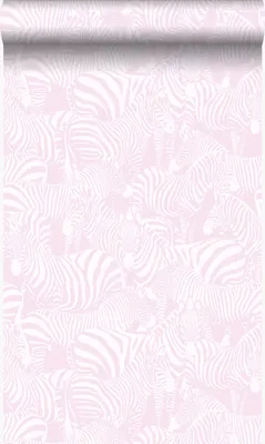Obrázek produktu pro Origin Tapety Tapete Zebras Hellrosa 53 cm x 10,05 m