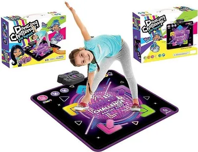 Produktbild von Tanzmatte 90 x 90 cm, batteriebetrieben, mit LED-Beleuchtung – ADAR