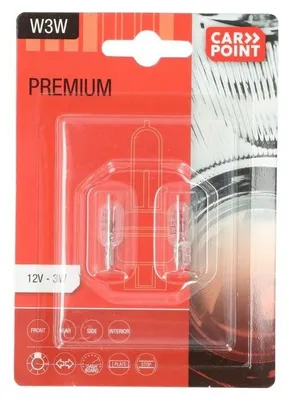 Produktbild von 1x CARPOINT 0760143 Premium Instrumentenbeleuchtung Glühlampe 3W 12V