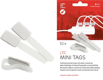 Image de Label-The-Cable LTC 2520 Mini 10er Set weiß