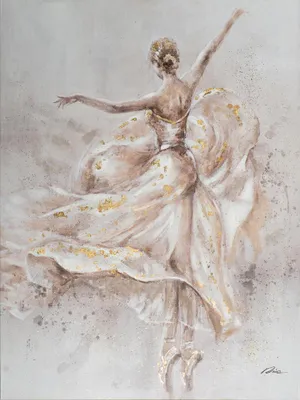 Produktbild von ArtUniverse Leinwandbild Ballerina 90 x 120 cm