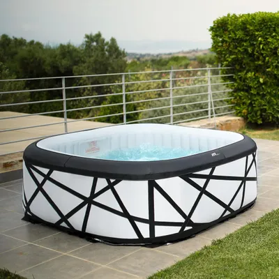 Produktbild von Whirlpool Outdoor MSPA Line Spa Pool 6 Personen Garten Pool mit Aufblasfunktion & Massagedüsen