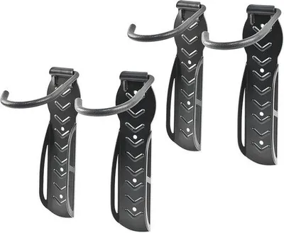 Produktbild von Famanu Fahrrad Wandhalterung Set von 2 - Schwarz