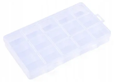 Produktbild von Organizer Box mit 15 Fächern, 17x10x2,5cm