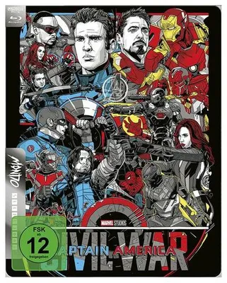 Produktbild von Captain America: Civil War (Ultra HD Blu-ray & Blu-ray im Steelbook) - LEONINE Distribution  - (Ultra HD Blu-ray / Action)