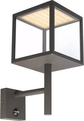 Immagine prodotto di Lampada da parete a LED Lacertae 9 W 3000 K 370x180 mm alluminio grigio scuro IP54