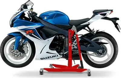 Zdjęcie produktu dla Stojak centralny CS Power do Suzuki GSX-R 750 11-17 czerwony