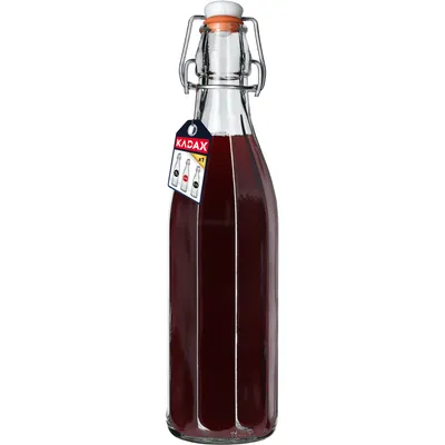 Produktbild von KADAX Butelka Szklana Na Nalewkę Sok Wino Korek 0,75L