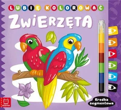 Produktbild von Malowanka dla dzieci Zwierzęta z kredką segmentową