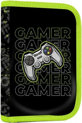 Obrázek produktu pro Oxybag Penál jednopatrový 2 chlopně, prázdný - Gamer