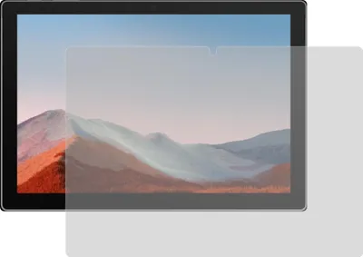 Produktbild von 2x Microsoft Surface Pro 7 Plus Premium Panzerfolie 7H Schutzfolie Antibakteriell Antischock