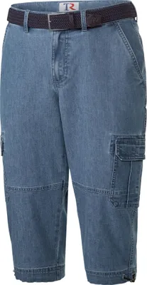 Produktbild von Tom Ramsey Herren Capri-Jeans mit Gürtel, 7 geräumige Taschen
