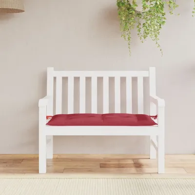 Produktbild von "im Angebot" Gartenbank-Auflage Weinrot 110x50x7 cm Oxford-Gewebe - Gartenmöbelauflagen CC16649