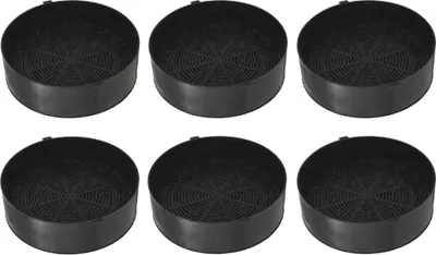 Produktbild von 6x Trade-Shop Aktivkohle-Filter für turboair 421113 421117 AE901E C593N CB42A1 GZD1125 / Zubehör für Dunstabzugshauben