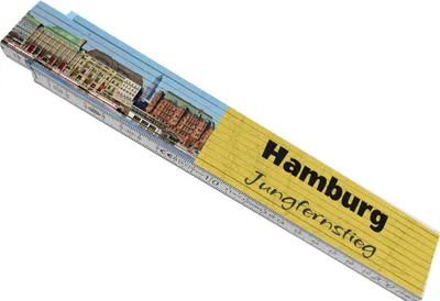 Produktbild von streetline Hamburg Jungfernstieg Meterstab aus Holz