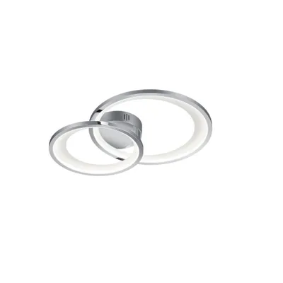 Zdjęcie produktu dla Lampa sufitowa nowoczesna wbudowany LED GRANADA srebrny Trio 673810206