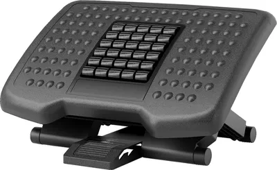 Zdjęcie produktu dla Podnóżek Biurko z regulacją wysokości Podnóżek Ergonomiczny podnóżek Antypoślizgowy do domowego biura Czarny
