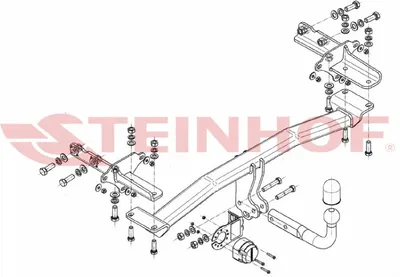 Produktbild von Z546346 Anhängerkupplung passend für FIAT 500X 2014-2017 starr