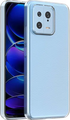 Produktbild von Silikon Hülle Basic kompatibel mit Xiaomi 13 Case TPU Soft Handy Cover Schutz Transparent