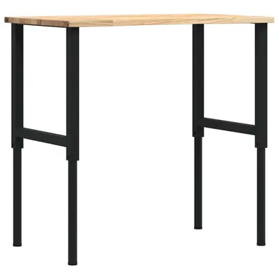 Obrázek produktu pro Pracovní stůl 100 x 60 x (71,5–98) cm masivní dubové dřevo