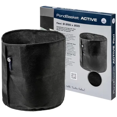 Produktbild von Fiap 2663, Teichpflanzenkorb, Stoff, Schwarz, 250 mm, 20 g, 25 cm