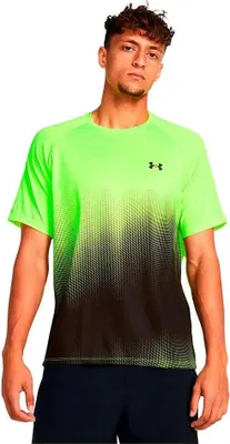 Image de Under Armour Tech Fade T-shirt manches courtes Vert S / Regular Hommes Vert S