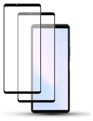Zdjęcie produktu dla 2-pak Sony Xperia 10 Iii Szkło ochronne na ekran - Szkło hartowane 9H - Super jakość 3D