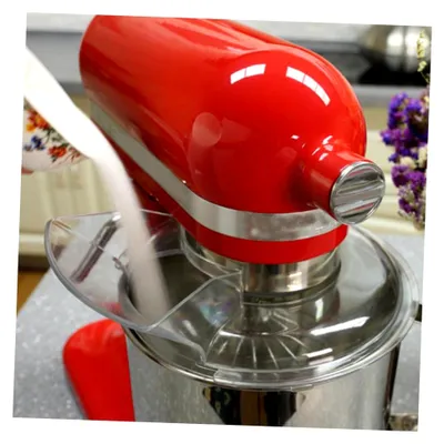 Produktbild von Spritzschutz Ausgießschutz Mischschild aus robustem Material kippbar für Rührschüsseln und Standmixer