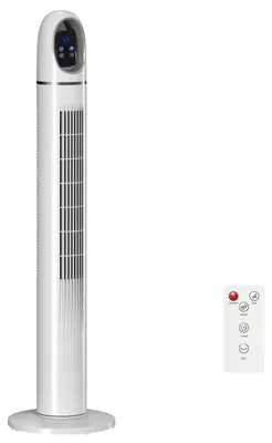 Obrázok produktu pre Stojanový ventilátor HOMCOM s osciláciou 70° do spálne