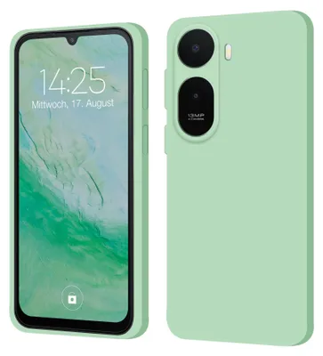Produktbild von Hülle für Xiaomi Redmi A7 Pro Case Cover Bumper Smartphone Softgrip Schutzhülle Farbe: Türkis