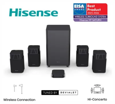 Produktbild von Hisense Sound-System HT-Saturn, 4.1.2CH, 720W, Dolby Atmos