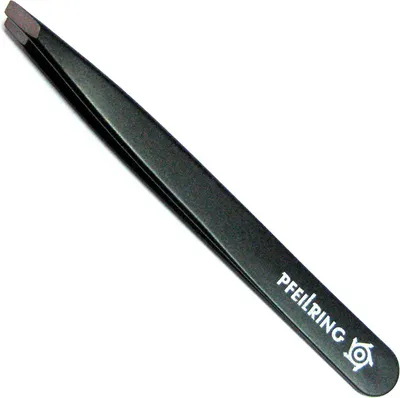 Produktbild von Pfeilring Pinzette, 9,5 cm, Edelstahl INOX schwarz, ideal bei Nickelallergie