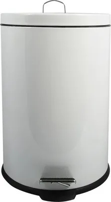 Produktbild von MSV Bad/Toiletten-Treteimer - weis - 20 Liter - 29 x 45 cm