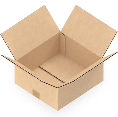 Produktbild von KK Verpackungen 500 Stück Versandkartons 404 x 374 x 173 mm Kartons 1-wellig, Faltkartons