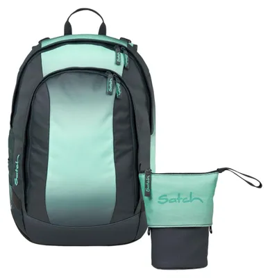 Produktbild von Satch, Schulrucksack-Set AIR Gradient Mint 2-teilig, ab 4./5. Klasse