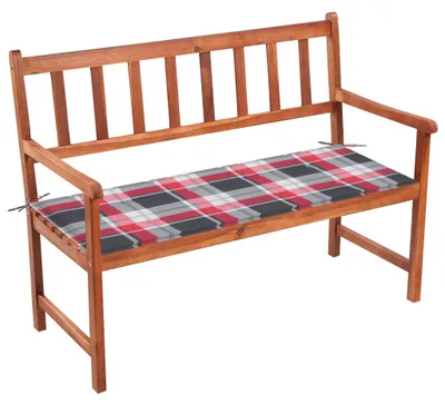 Obrázek produktu pro vidaXL Zahradní lavička s opěrou 120 cm z masivního dřeva Akácie