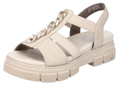 Produktbild von Rieker Damen Sandalen V5350-60 beige Gr. 41