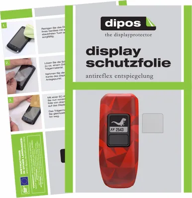 Produktbild von 6x Schutzfolie für Garmin Vivofit Junior 2 matt Displayschutzfolie Folie Display Schutz dipos