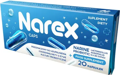 PROBIOTYK NARINE 20 KAPSUŁEK - NAREX