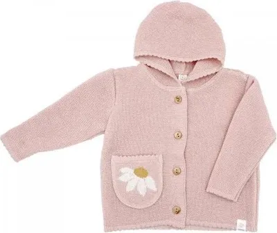 Produktbild von Strickjacke für Baby Mädchen, hergestellt aus GOTS er Baumwolle