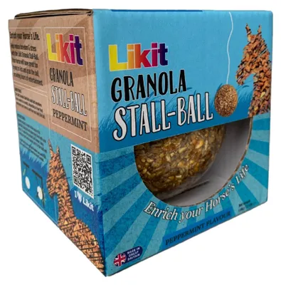 Granola Stall-Ball für Pferde, Minze, 1,6 kg