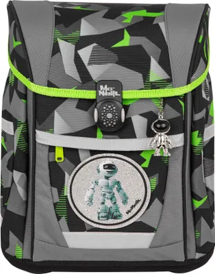 Produktbild von McNeill Schulranzen Tenero Schoolbag Set 5-teilig Techno dunkelgrau