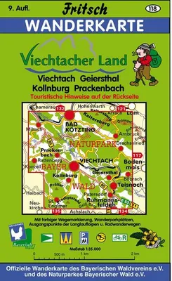 Produktbild von Viechtach 1 : 35 000. Fritsch Wanderkarte