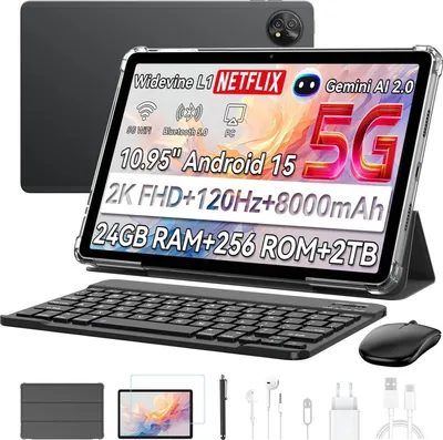Obrázok produktu pre Blackview Zeno 10 8/256GB 11" FHD+ Tablet Android 15 5G WiFi 5 8800mAh Quad reproduktor Stylus