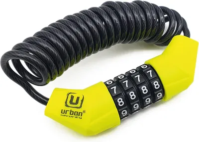 Productafbeelding van Kabelslot helm - 4 mm - 150 cm - Cijfercode
