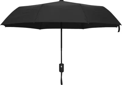 Produktbild von vidaXL Faltbarer Regenschirm Automatisch Schwarz 95 cm