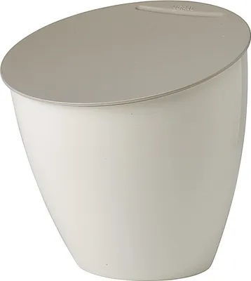 Imagen del producto de Contenedores pequeños para residuos de cocina, 2200 ml, color blanco