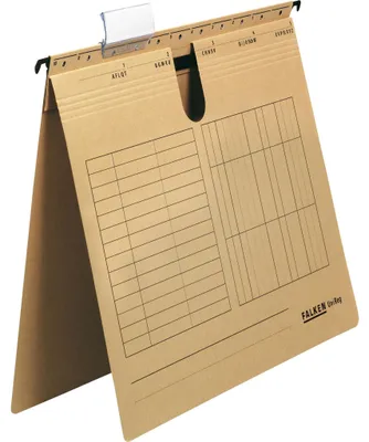 Image de Falken Hängehefter 80004351 A4 Amtsheftung Kraftkarton braun