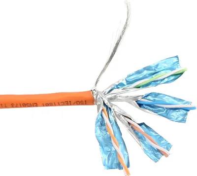 Produktbild von InLine Verlegekabel Cat.6, 250MHz, S/FTP (PiMf), CU, AWG23, halogenfrei, 500m, 500 m, Cat6, S/FTP (S-STP), Orange