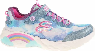 Produktbild von Skechers S Lights - Regenbogen Racer blau 30